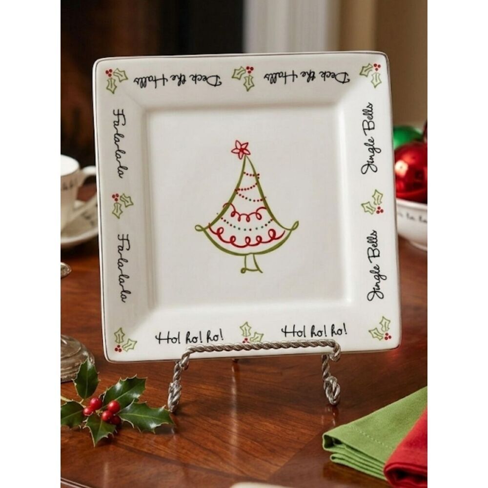 St. Nicholas Square Dinner/Decorative Plate 'Tis the season